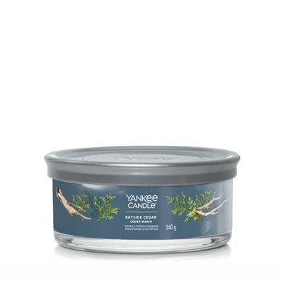 Yankee Candle® Bayside Cedar Signature 5 kanócos poharas gyertya