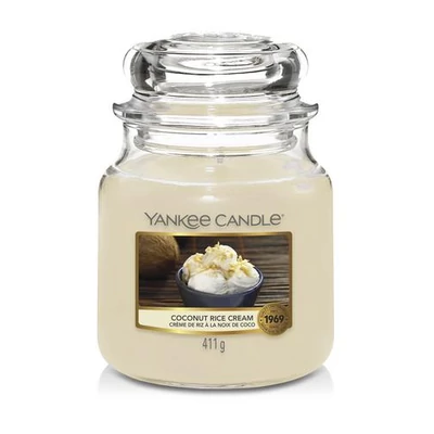 Yankee Candle® Coconut Rice Cream klasszikus közepes üveggyertya