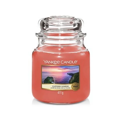 Yankee Candle® Cliffside Sunrise klasszikus közepes üveggyertya
