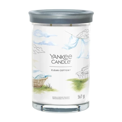 Yankee Candle® Clean Cotton Signature nagy poharas gyertya