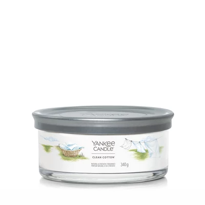 Yankee Candle® Clean Cotton Signature 5 kanócos poharas gyertya