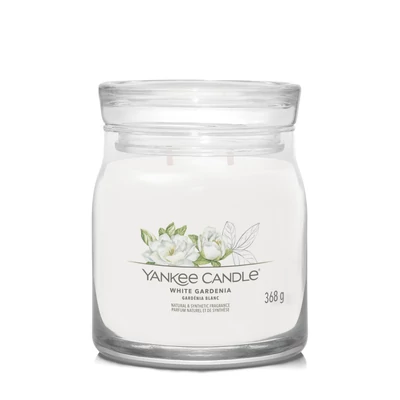 Yankee Candle® White Gardenia Signature közepes üveggyertya