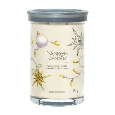 Yankee Candle® Twinkling Lights Signature nagy poharas gyertya