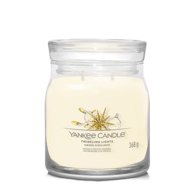 Yankee Candle® Twinkling Lights Signature közepes üveggyertya