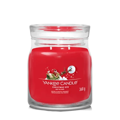 Yankee Candle® Christmas Eve Signature közepes üveggyertya