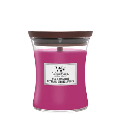 WoodWick® Wild Berry &amp; Beets közepes üveggyertya