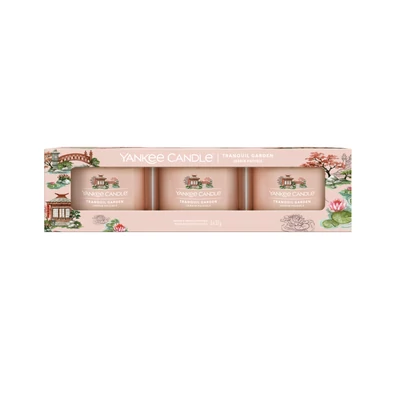 Yankee Candle® Tranquil Garden üveges mintagyertya szett