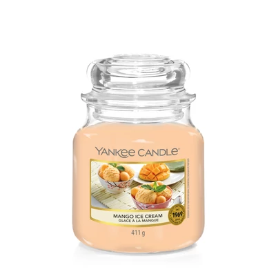 Yankee Candle® Mango Ice Cream klasszikus közepes üveggyertya