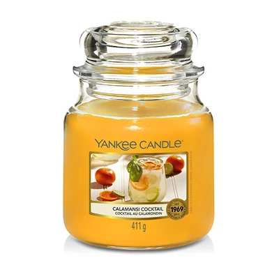 Yankee Candle® Calamansi Cocktail klasszikus közepes üveggyertya