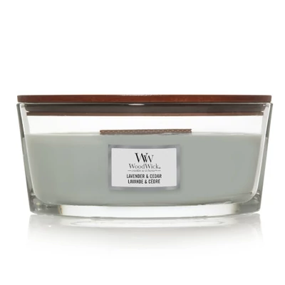 WoodWick® Lavender &amp; Cedar hajógyertya