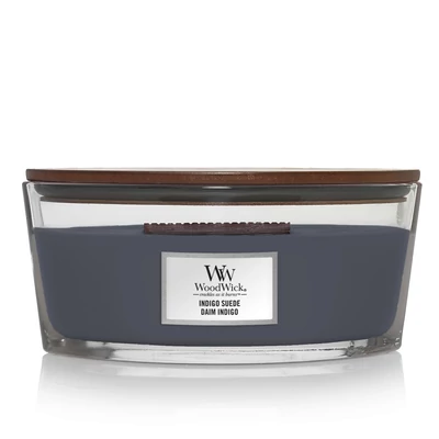 WoodWick® Indigo Suede hajógyertya
