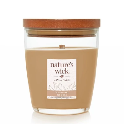 Nature's Wick® Golden Hay közepes üveggyertya