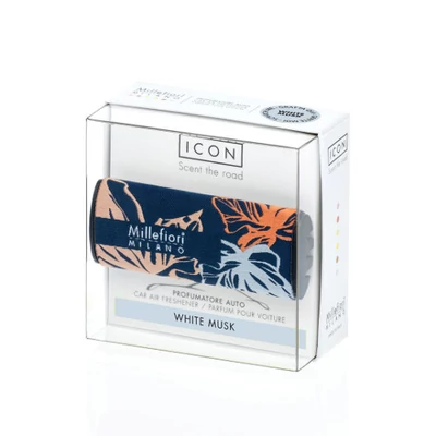 Millefiori Milano® White Musk Icon Textile Floral autóillatosító