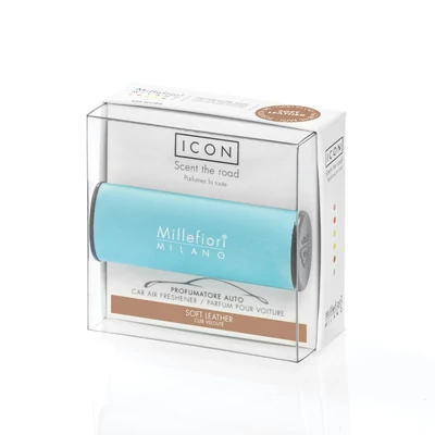 Soft Leather Icon Classic Light Blue autóillatosító