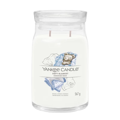 Yankee Candle® Soft Blanket Signature nagy üveggyertya