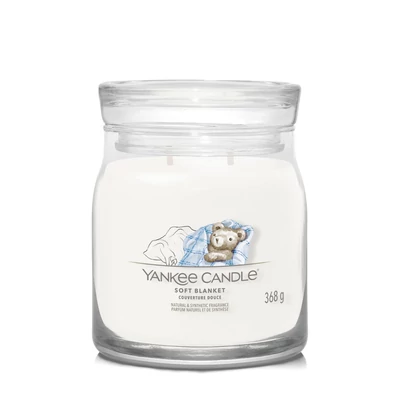 Yankee Candle® Soft Blanket Signature közepes üveggyertya