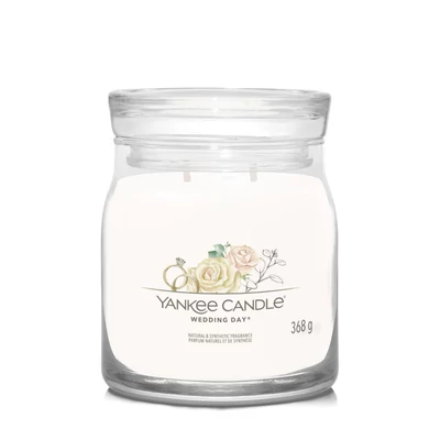Yankee Candle® Wedding Day Signature közepes üveggyertya