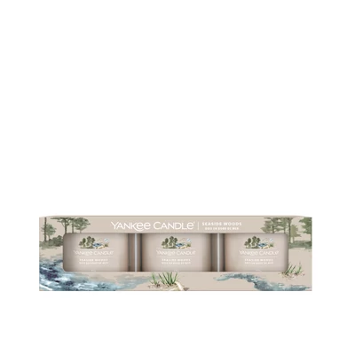 Yankee Candle® Seaside Woods üveges mintagyertya szett