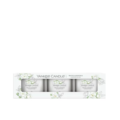 Yankee Candle® White Gardenia üveges mintagyertya szett