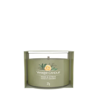 Yankee Candle® Sage &amp; Citrus üveges mintagyertya