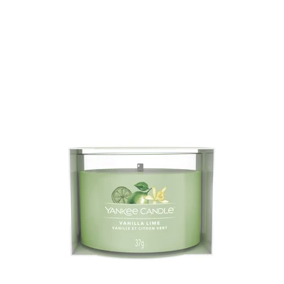 Yankee Candle® Vanilla Lime üveges mintagyertya