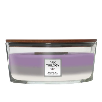 WoodWick® Amethyst Sky Trilogy hajógyertya 453 g