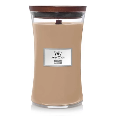 WoodWick® Cashmere nagy üveggyertya