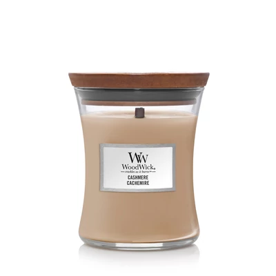 WoodWick® Cashmere közepes üveggyertya
