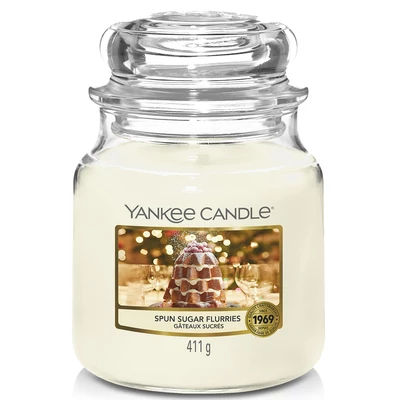 Yankee Candle® Spun Sugar Flurries klasszikus közepes üveggyertya