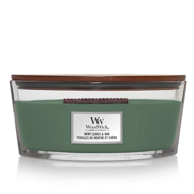 WoodWick® Mint Leaves & Oak hajógyertya