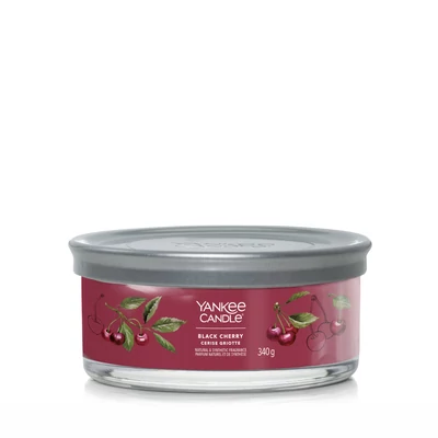 Yankee Candle® Black Cherry Signature 5 kanócos poharas gyertya
