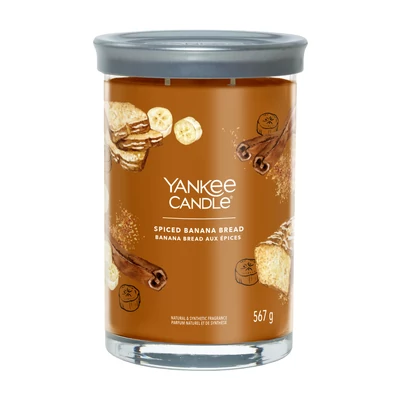 Yankee Candle® Spiced Banana Bread Signature nagy poharas gyertya