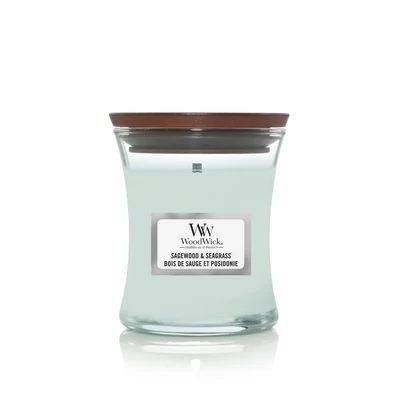 WoodWick® Sagewood &amp; Seagrass kis üveggyertya
