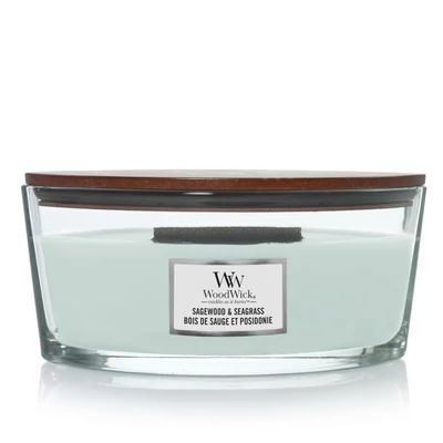 WoodWick® Sagewood &amp; Seagrass hajógyertya
