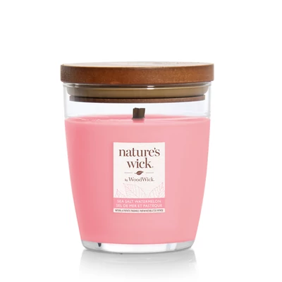 Nature's Wick® Sea Salt Watermelon közepes üveggyertya