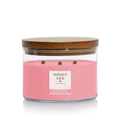Nature's Wick® Sea Salt Watermelon nagy üveggyertya
