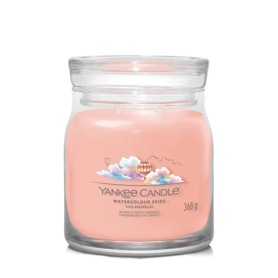 Yankee Candle® Watercolour Skies Signature közepes üveggyertya