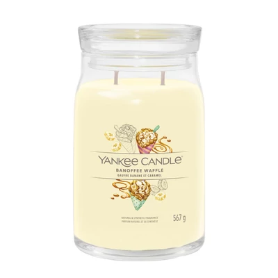 Yankee Candle® Banoffee Waffle Signature nagy üveggyertya