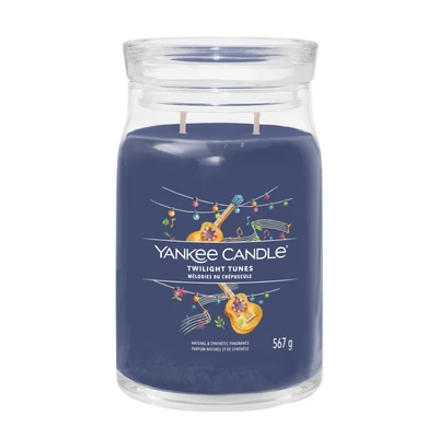 Yankee Candle® Twilight Tunes Signature nagy üveggyertya