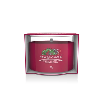 Yankee Candle® Sparkling Winterberry üveges mintagyertya 37 g