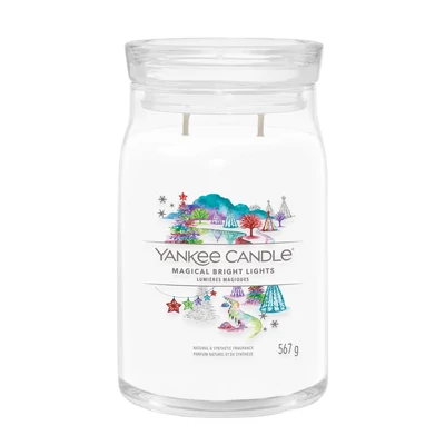 Yankee Candle® Magical Bright Lights Signature nagy üveggyertya