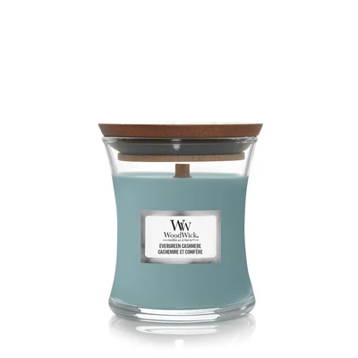 WoodWick® Evergreen Cashmere kis üveggyertya