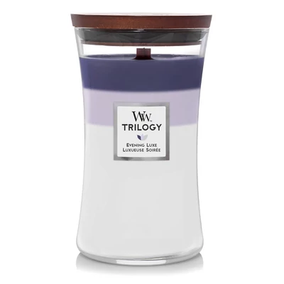 WoodWick® Evening Luxe Trilogy nagy üveggyertya
