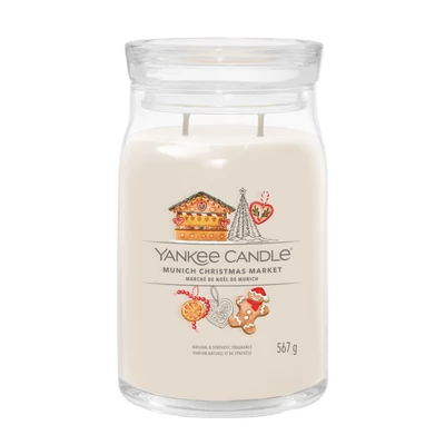 Yankee Candle® Munich Christmas Market Signature nagy üveggyertya