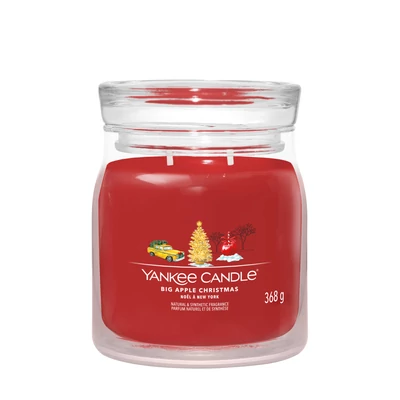 Yankee Candle® Big Apple Christmas Signature közepes üveggyertya