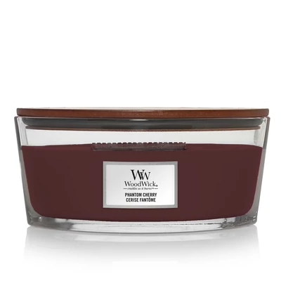 WoodWick® Phantom Cherry hajógyertya