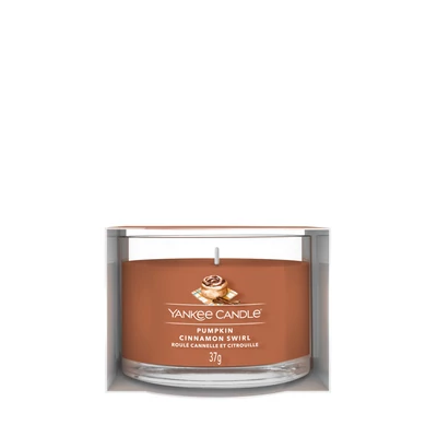 Yankee Candle® Pumpkin Cinnamon Swirl üveges mintagyertya
