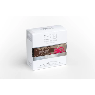 Millefiori Milano® Magnolia Blossom & Wood Icon Textile Floral autóillatosító