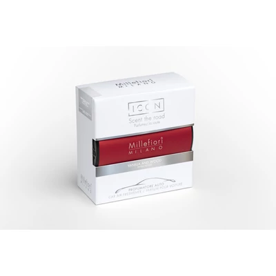 Millefiori Milano® Vanilla & Wood Icon Classic Red autóillatosító
