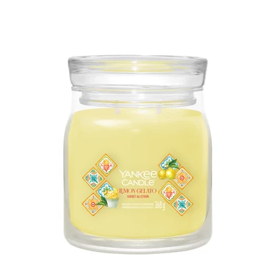 Yankee Candle® Lemon Gelato Signature közepes üveggyertya